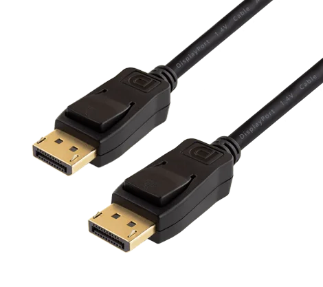 Bekijk de DisplayPort-kabels.