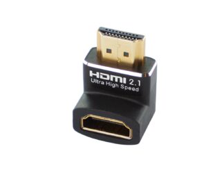 Qnected® Haakse HDMI 2.1 adapter – 90° graden