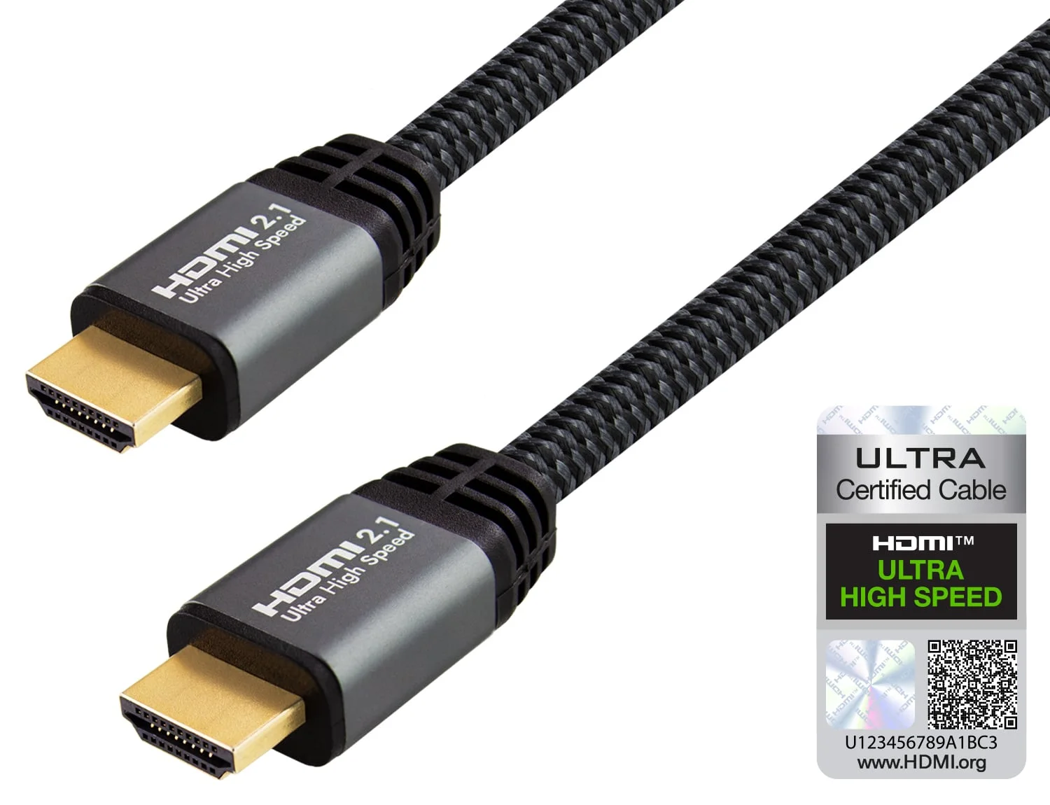 Qnected® HDMI 2.1 kabel 2 meter – Premium Certified