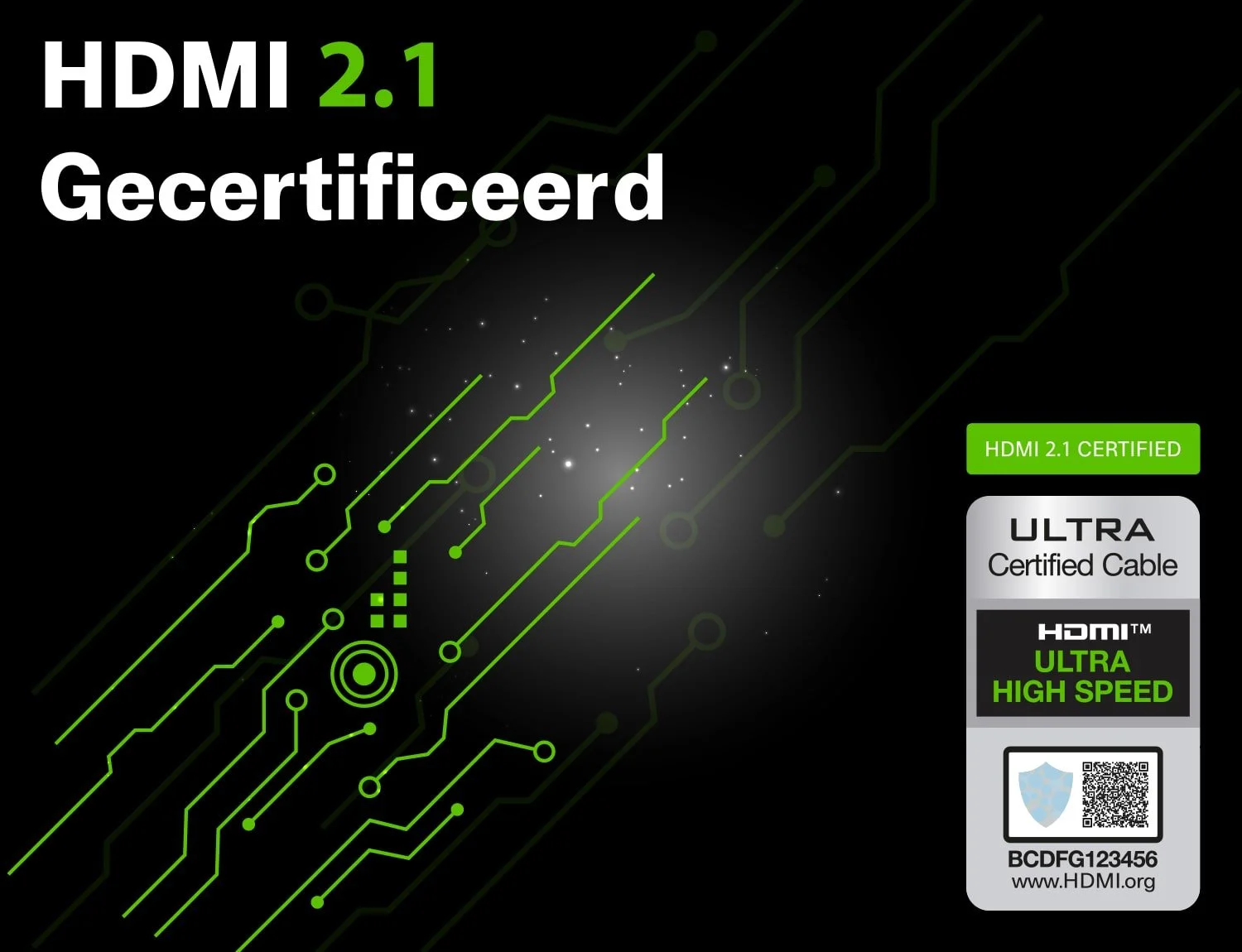 Qnected® HDMI 2.1 kabel 5 meter Ultra Certified Cable