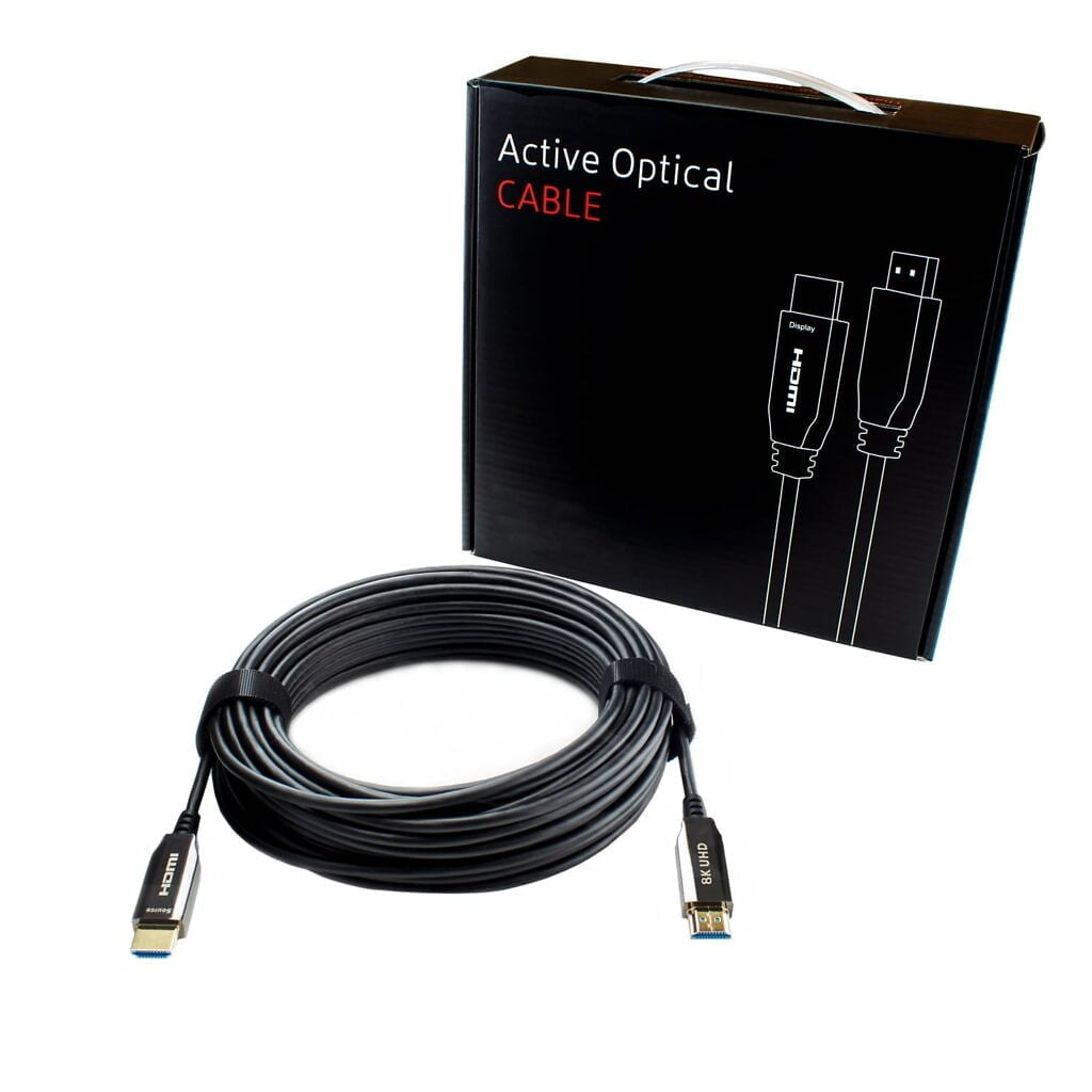 Actieve optische HDMI kabel van 15 meter - 8K UHD - Qnected