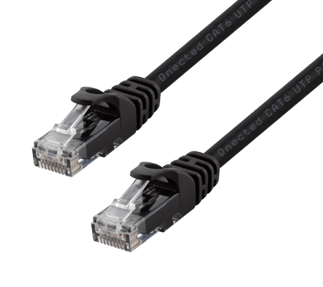 Bekijk de netwerkkabels.